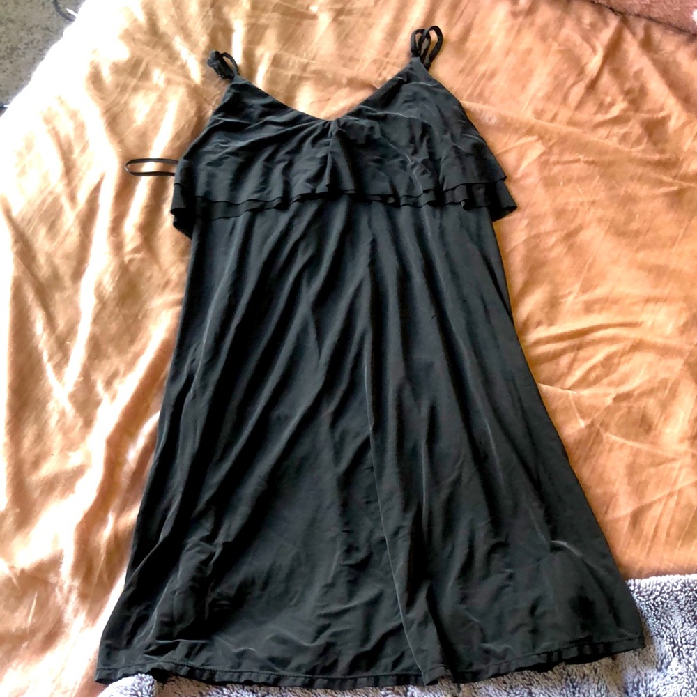 Anthropologie black mini dress